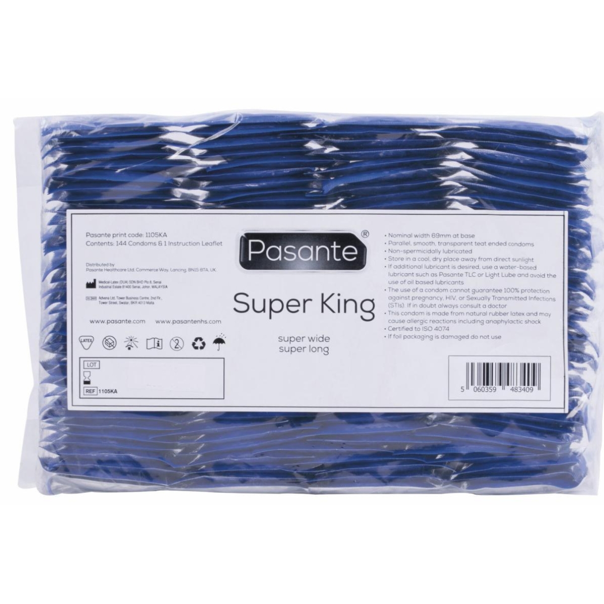 preservatifs xxl super king pasante x144