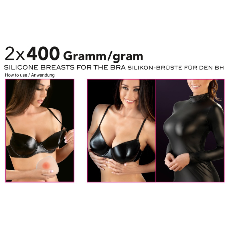 protheses seins en silicone 2 x 400g 3