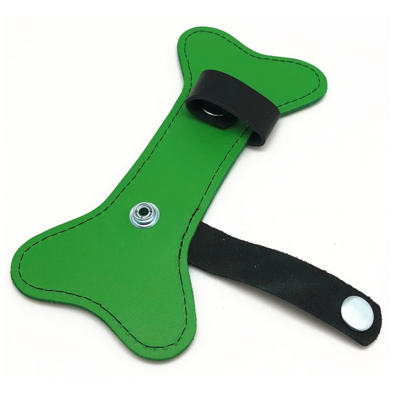 puppy os en cuir vert 3