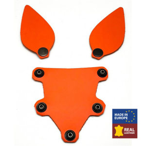 puppy set oreilles et langue en cuir vert 5