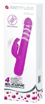 rabbit a rotation julian pretty love 12 x 25 cm violet 1