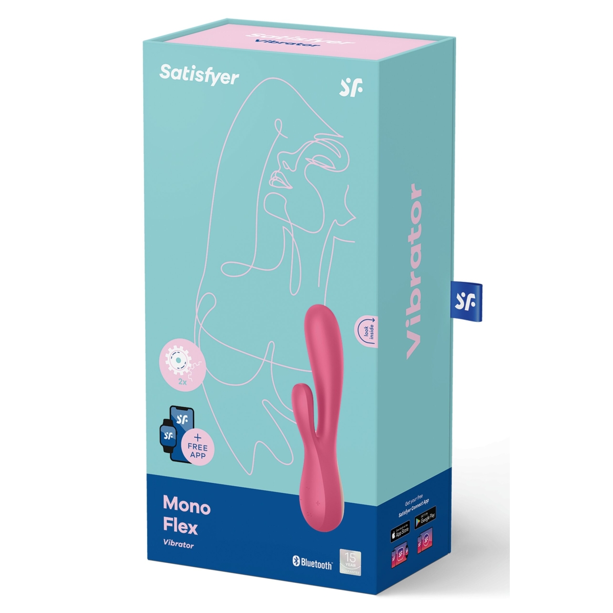 rabbit connecte mono flex satisfyer rose 2 scaled