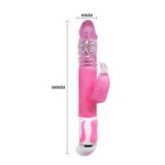 rabbit geant multi vibes 15 x 4 cm rose 2