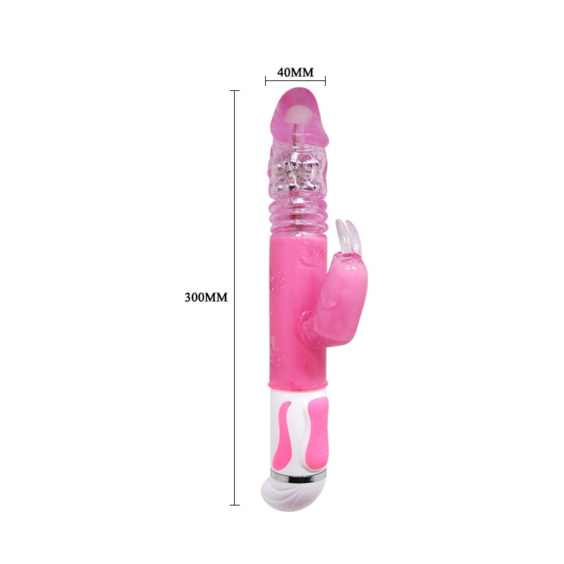 rabbit geant multi vibes 15 x 4 cm rose 2