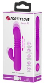 rabbit leopold pretty love 11 x 3 cm violet 1