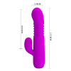rabbit leopold pretty love 11 x 3 cm violet 5