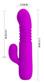 rabbit leopold pretty love 11 x 3 cm violet 5