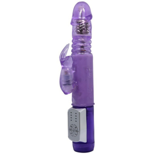 rabbit vibrant mister up and down violet 14 x 35 cm