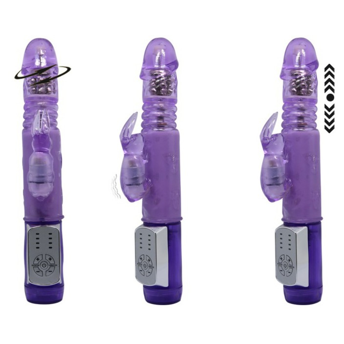 rabbit vibrant mister up and down violet 14 x 35 cm 4