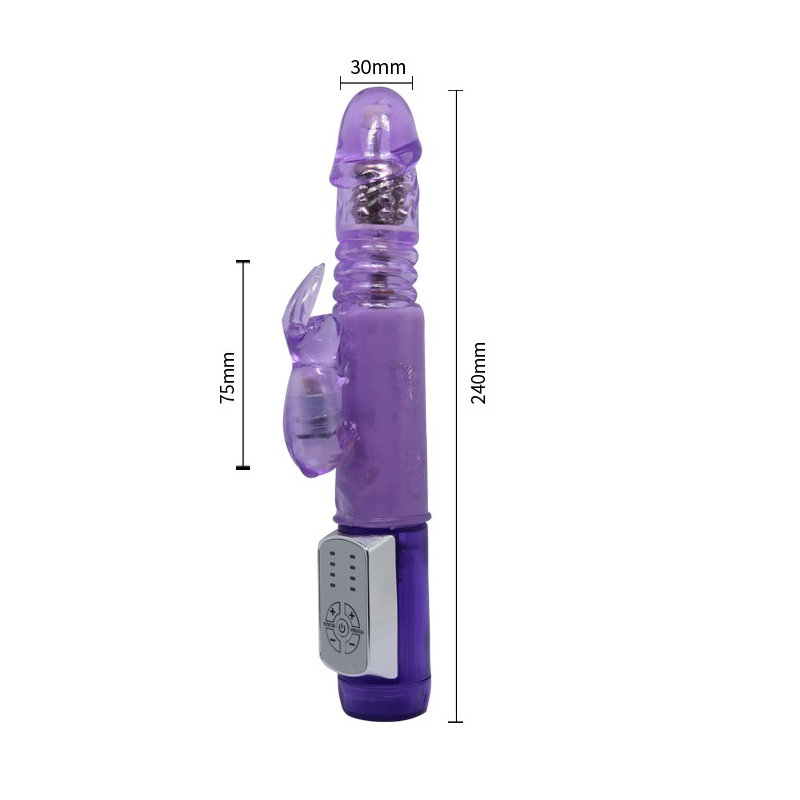 rabbit vibrant mister up and down violet 14 x 35 cm 5
