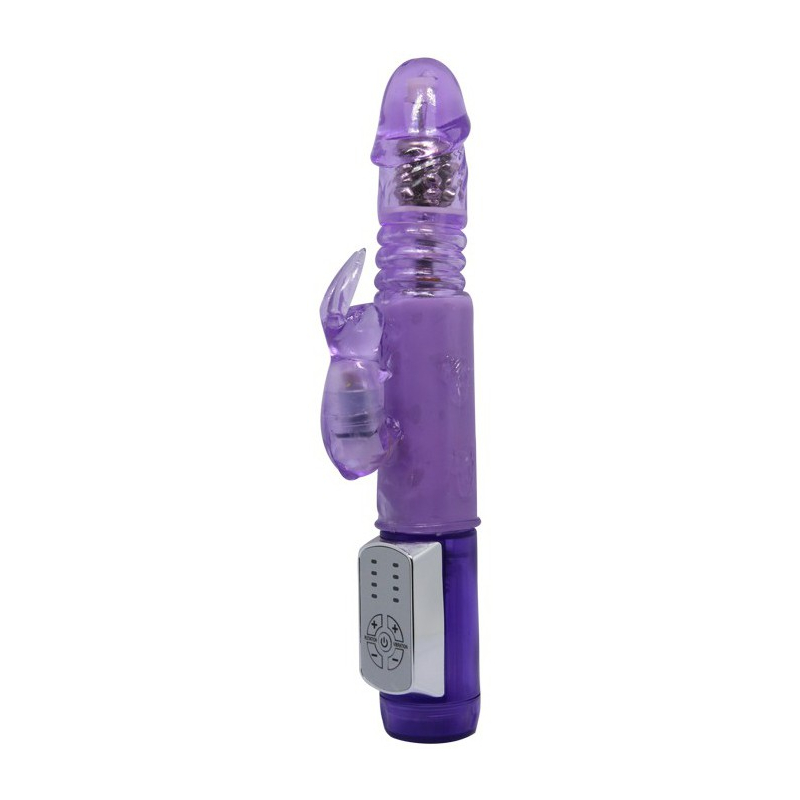 rabbit vibrant mister up and down violet 14 x 35 cm
