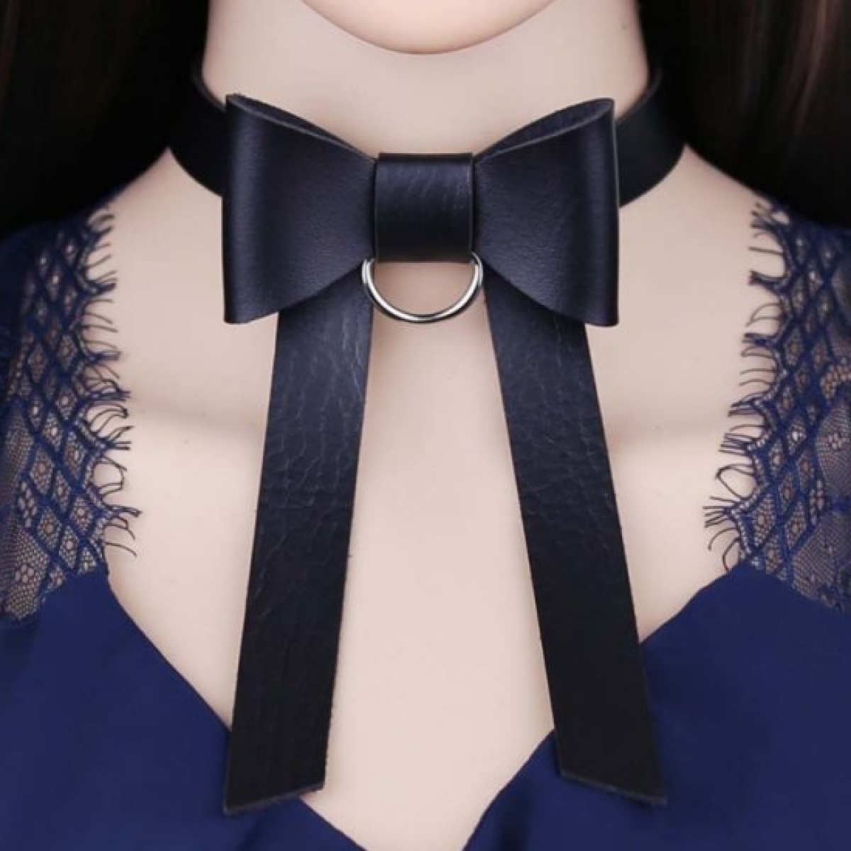 ras de cou bow night noir 4