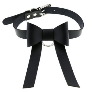 ras de cou bow night noir 5