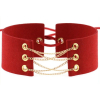 ras de cou coral rouge