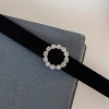 ras de cou diamond circle noir 1