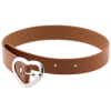 ras de cou heart attach marron 1