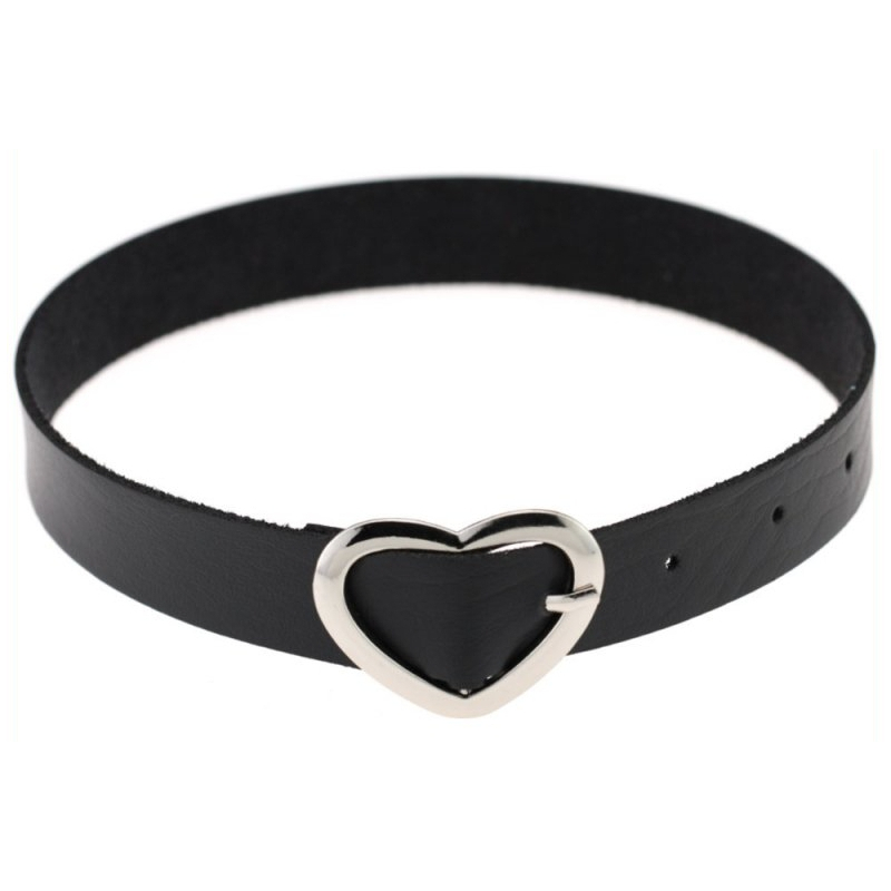 ras de cou heart attach noir