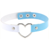 ras de cou heart duo blanc bleu