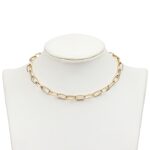 ras de cou hollow ring dore 5