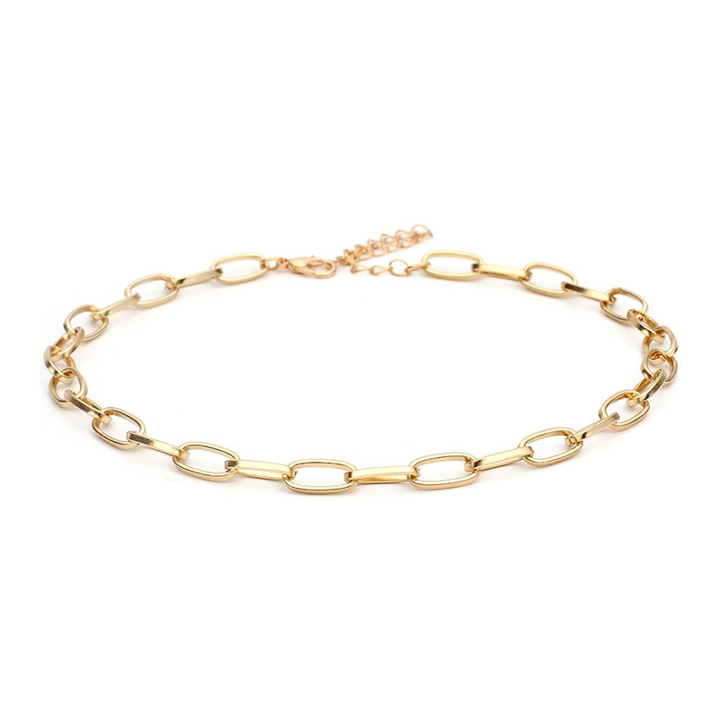 ras de cou hollow ring dore