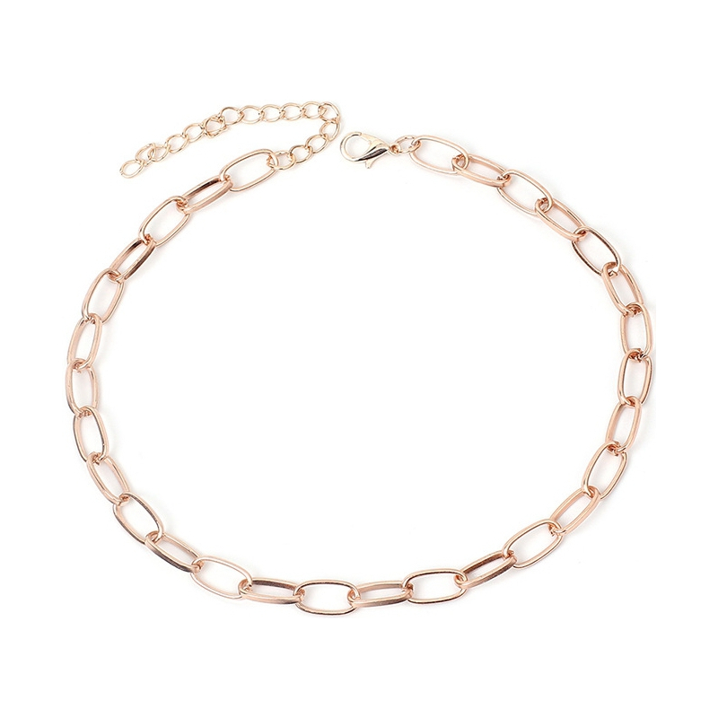 ras de cou hollow ring rose
