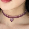 ras de cou lotus heart rose 1