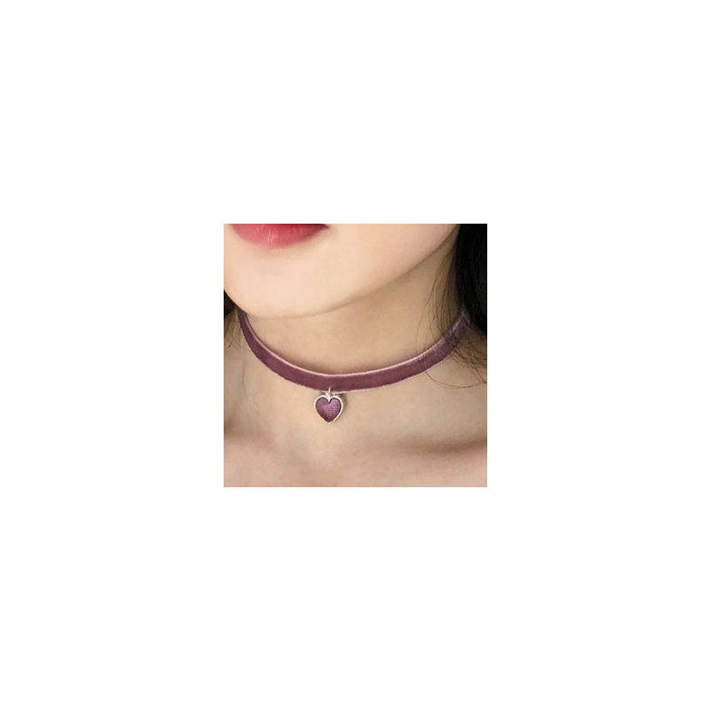 ras de cou lotus heart rose 1