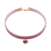 ras de cou lotus heart rose