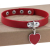 ras de cou punk heart rouge
