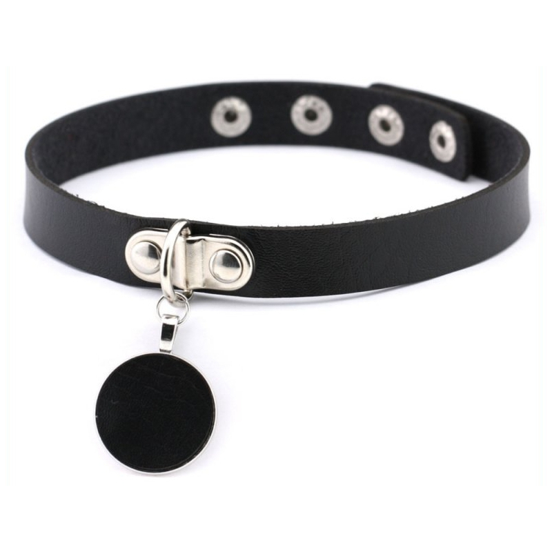 ras de cou round moon noir