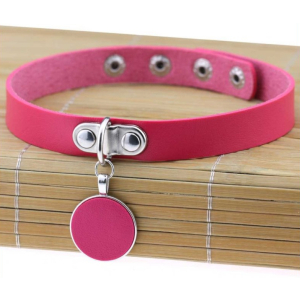 ras de cou round moon rose