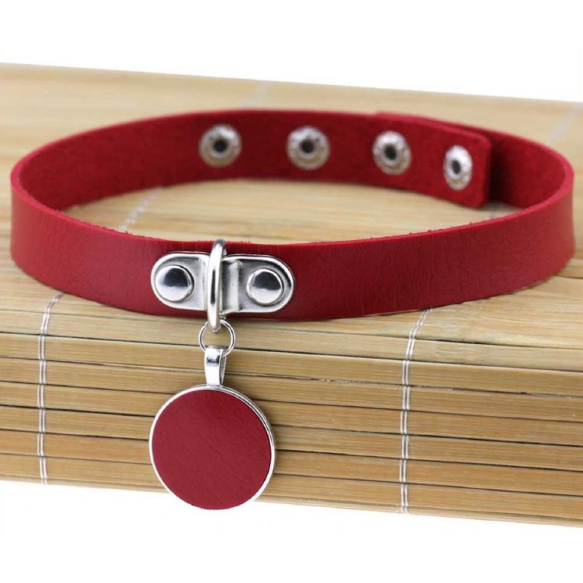 ras de cou round moon rouge 3