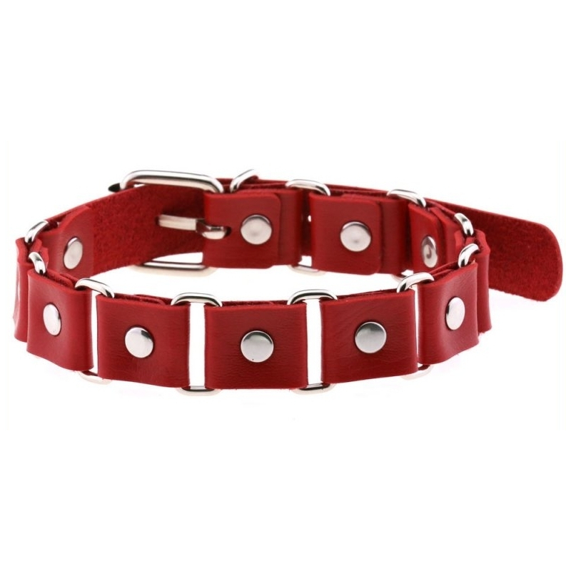 ras de cou stitch rouge