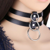 ras de cou tri rings noir 3