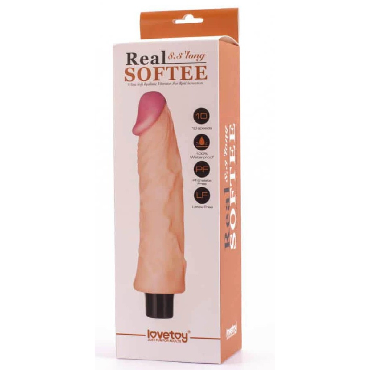 real softee vibrating dildo 3 4