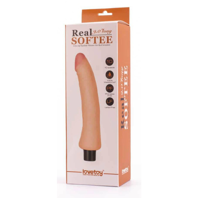 real softee vibrating dildo 5 1