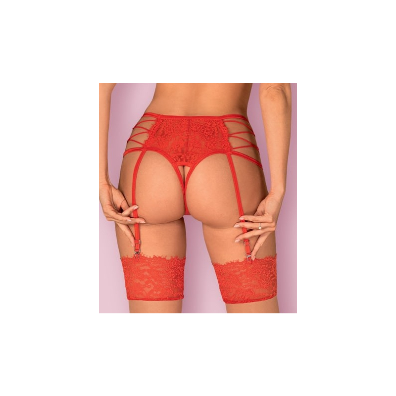 rediosa garter belt rouge 1