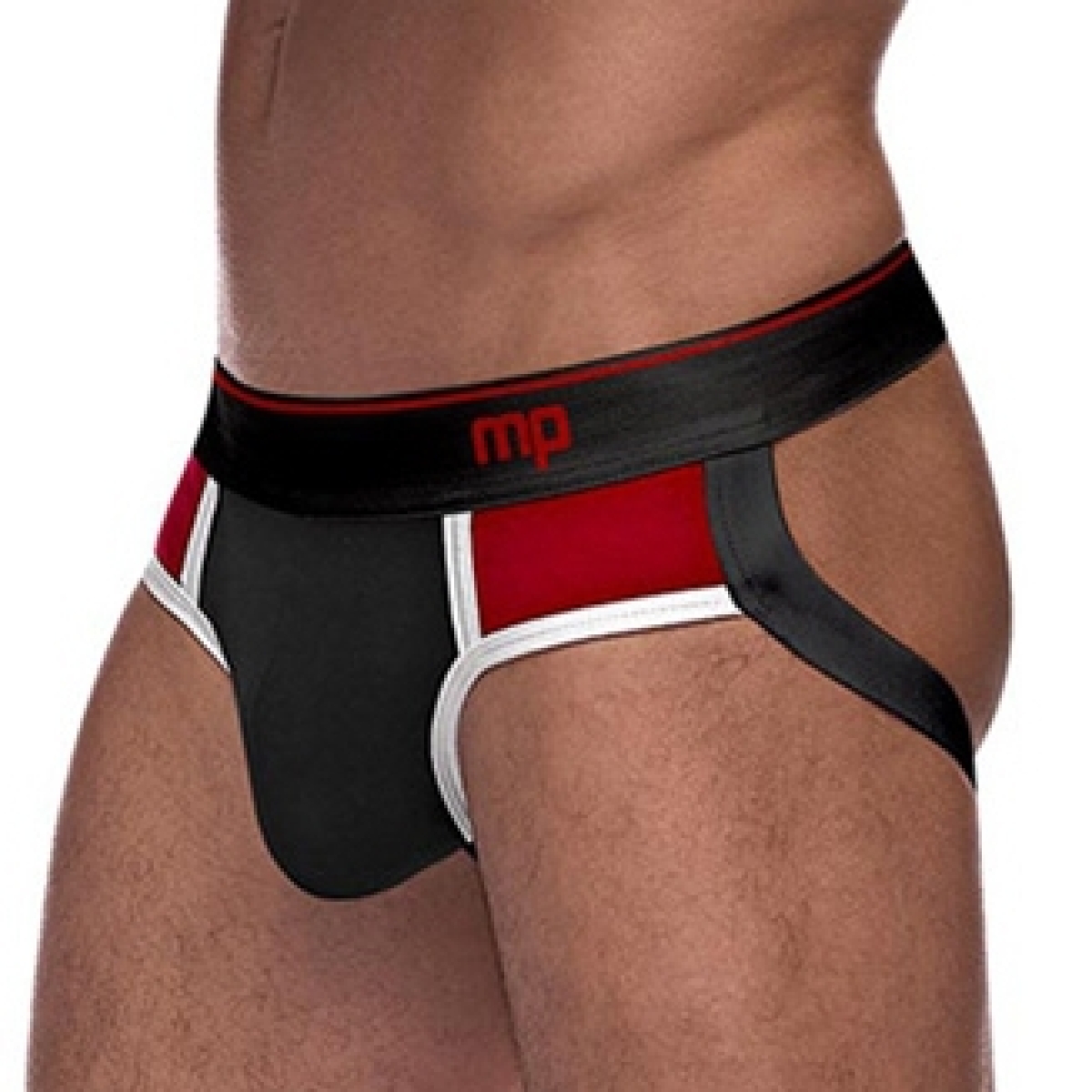 retro sport panel jock s m black