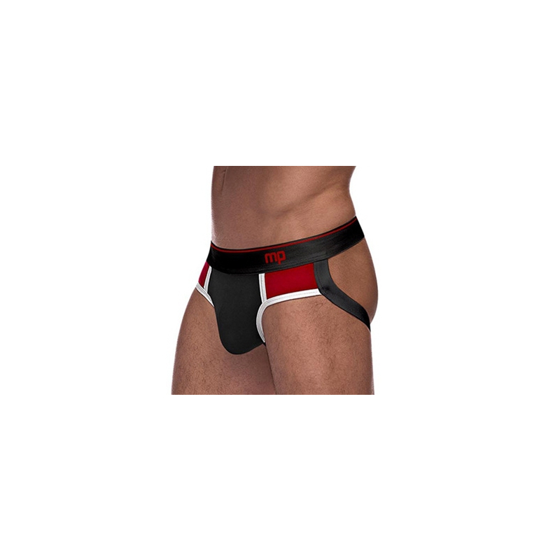 retro sport panel jock s m black