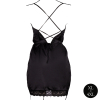 robe fendue grande taille krystal noir 5
