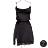 robe fendue krystal noir 4