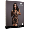 robe high neck lace noir 2