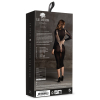 robe longue a col roule carme noir 3