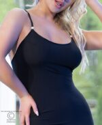 robe longue karlene noire 4