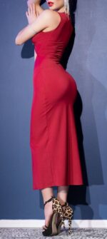 robe longue kinga rouge 3