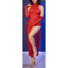 robe longue paolina rouge 2