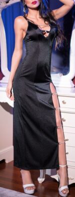 robe longue rosita noire 2