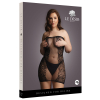robe sexy grande taille strapless noir 2 scaled