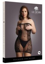 robe sexy grande taille strapless noir 2 scaled