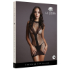 robe sexy net contrast noir 2